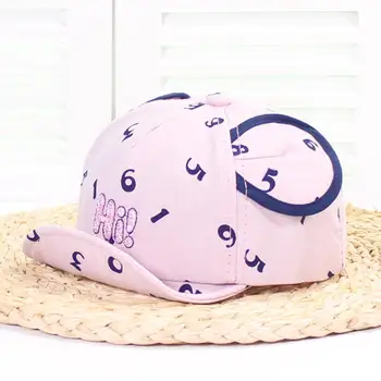 1PC Cute Embroided Letter Hi Number Printed Animal Ear Soft Baby Summer Hat Baby Baseball Cap Adjustable Circumference 42-44cm
1PC Cute Embroided Letter Hi Number Printed Animal Ear Soft Baby Summer Hat Baby Baseball Cap Adjustable Circumference 42-44cm