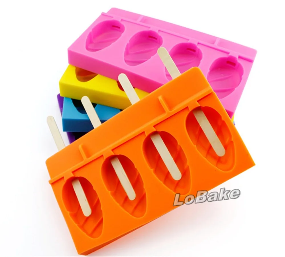 Latest 4 cavities Oval shaped colorful silicone chocolate lollipop ice cream popsicle molds cake pop mould for ice cream tools
Latest 4 cavities Oval shaped colorful silicone chocolate lollipop ice cream popsicle molds cake pop mould for ice cream tools