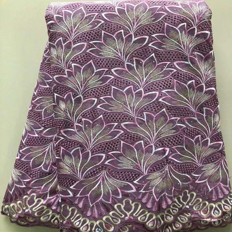 HFX Swiss Voile Lace in Switzerland Embroidery Nigeria African Dress Lace with Stones High Quality Cotton Lace Fabric X1245-4
HFX Swiss Voile Lace in Switzerland Embroidery Nigeria African Dress Lace with Stones High Quality Cotton Lace Fabric X1245-4