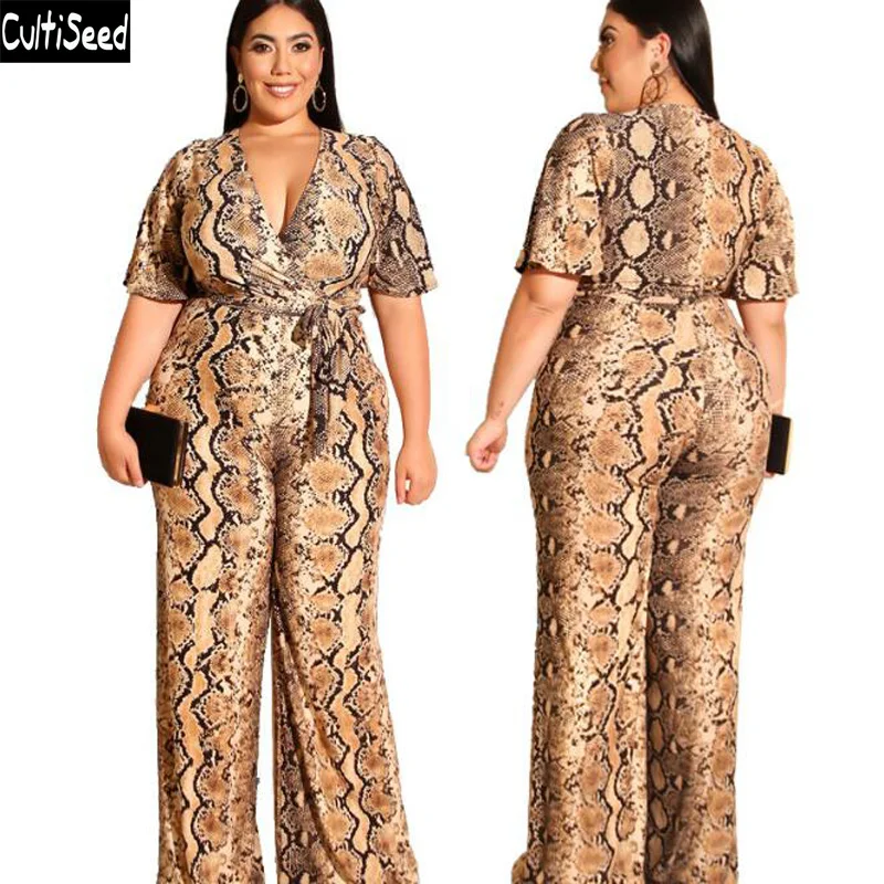 Cultiseed Women Plus Size Jumpsuits Clothing Female Snake Print One Piece Jumpsuits Rompers Ladies Straight Long Pant Jumpsuit
Cultiseed Women Plus Size Jumpsuits Clothing Female Snake Print One Piece Jumpsuits Rompers Ladies Straight Long Pant Jumpsuit