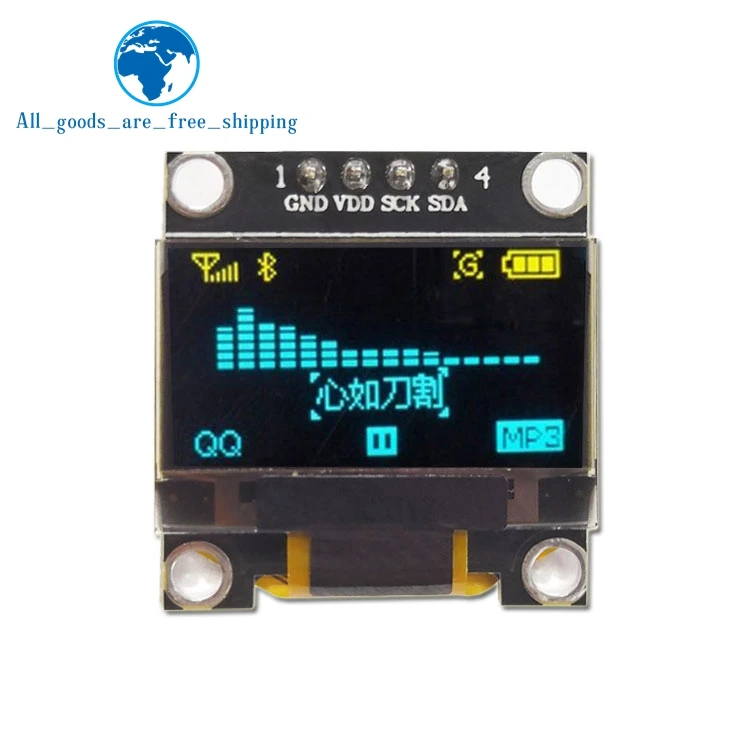 0.96 inch oled IIC Serial White OLED Display Module 128X64 I2C SSD1306 12864 LCD Screen Board GND VDD SCK SDA for Arduino
0.96 inch oled IIC Serial White OLED Display Module 128X64 I2C SSD1306 12864 LCD Screen Board GND VDD SCK SDA for Arduino