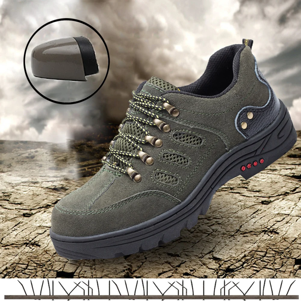 Men's safety shoes Steel Toe Cap Working Shoes Men Outdoor Boots Breathable sports indestructible Sneakers hiking Shoes for man
Men's safety shoes Steel Toe Cap Working Shoes Men Outdoor Boots Breathable sports indestructible Sneakers hiking Shoes for man