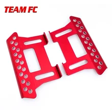 2 Pcs מתכת צד צלחת דוושת צירי SCX10 צד צעד גולשים 1:10 קנה מידה RC Crawler רכב חלק 5 צבעים s16(China)