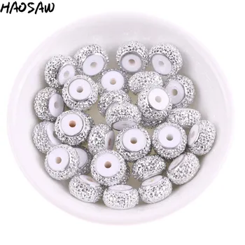 200Pcs/Lot 7*12MM Rhodium Round Flat Beads Tabular Carriage Wheel Handmade Rhinestone Beads For DIY Jewelry Accessories Findings
200Pcs/Lot 7*12MM Rhodium Round Flat Beads Tabular Carriage Wheel Handmade Rhinestone Beads For DIY Jewelry Accessories Findings