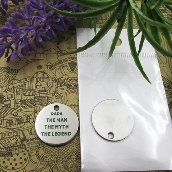 20pcs--"PAPA THE MAN THE MYTH THE LEGEND"stainless steel charms 5 styles for choosing DIY Charms for necklace bracelets
20pcs--"PAPA THE MAN THE MYTH THE LEGEND"stainless steel charms 5 styles for choosing DIY Charms for necklace bracelets