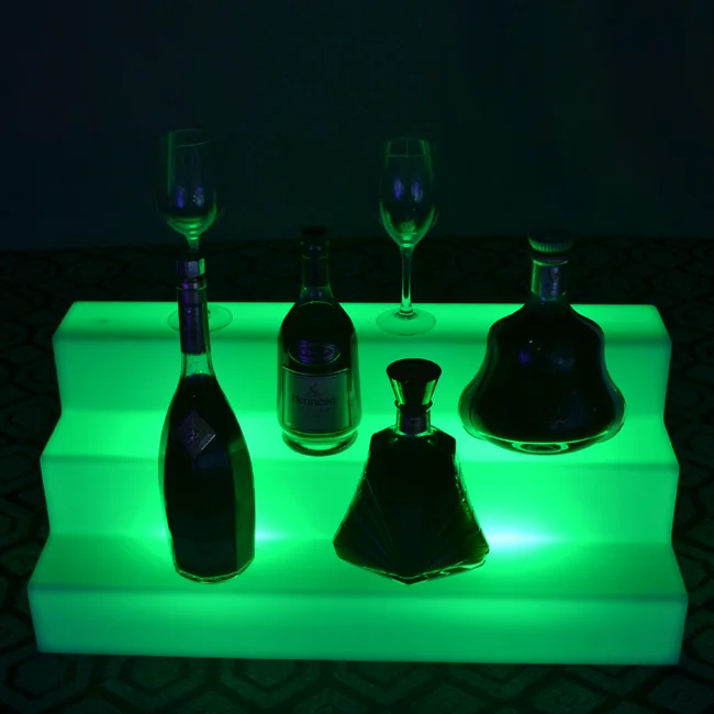 Перезаряжаемый комнатный светящийся в темноте светодиодный держатель для вина 16