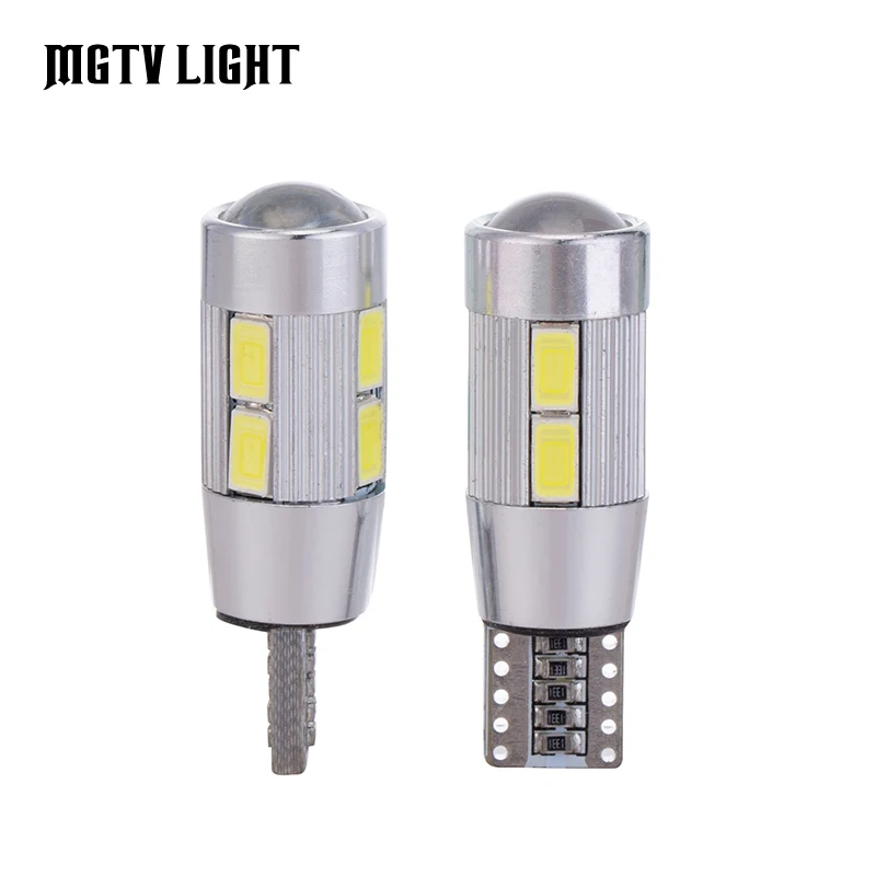 MGTV LIGHT 2PCS Car LED T10 Canbus W5W 10 SMD 5630 LED Light Bulb No Error LED Light Parking T10 Car Side Light Universal Lamp
MGTV LIGHT 2PCS Car LED T10 Canbus W5W 10 SMD 5630 LED Light Bulb No Error LED Light Parking T10 Car Side Light Universal Lamp