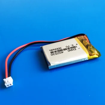 3.7V 300mAh lithium polymer lipo li ion rechargeable battery 402530 JST 1.5mm power for MP3 GPS bluetooth headset smartwatch
3.7V 300mAh lithium polymer lipo li ion rechargeable battery 402530 JST 1.5mm power for MP3 GPS bluetooth headset smartwatch