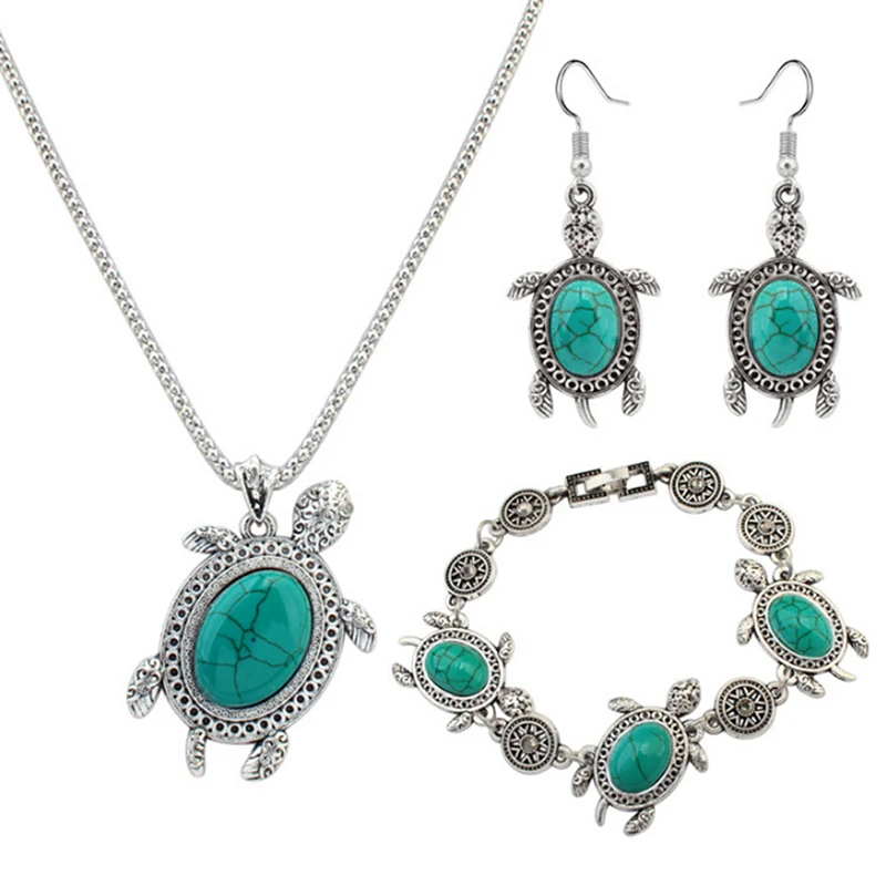Wholesale Vintage Black Green Jewelry Set Fashion Women Jewelry Set Antique Red Color Turtle Round Stone Pendant Necklace Sets
Wholesale Vintage Black Green Jewelry Set Fashion Women Jewelry Set Antique Red Color Turtle Round Stone Pendant Necklace Sets