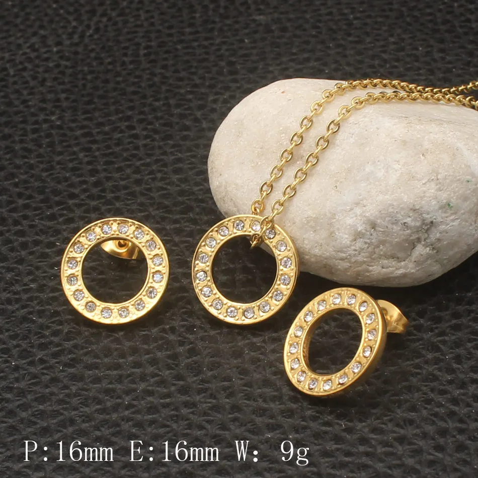 New design Gold Colors Stainless steel jewelry Heart pendants and Earrings Set For Women SBJZ008
New design Gold Colors Stainless steel jewelry Heart pendants and Earrings Set For Women SBJZ008