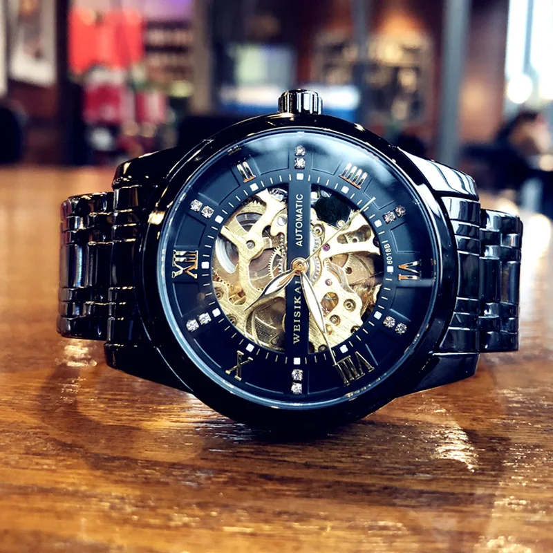Luxury Genuine Skeleton Mechanical Watch Gold Automatic Stainless Steel Brand Watches Waterproof Luminous Business Wrist Watch
Luxury Genuine Skeleton Mechanical Watch Gold Automatic Stainless Steel Brand Watches Waterproof Luminous Business Wrist Watch