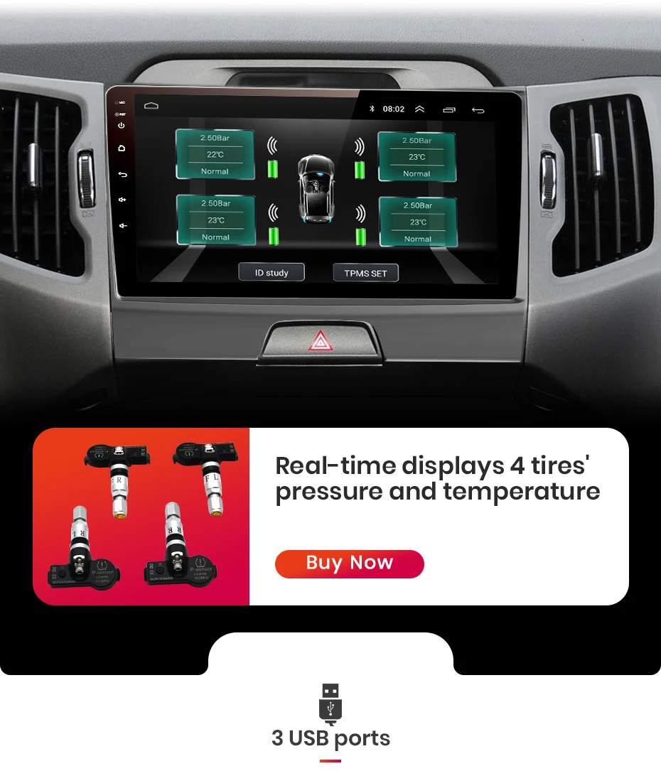 Excellent Junsun V1 pro 4G+64G CarPlay Android 9.0 DSP For KIA Sportage 3 4 2010-2015 Car Radio Multimedia Video Player Navi GPS 2 din dvd 15