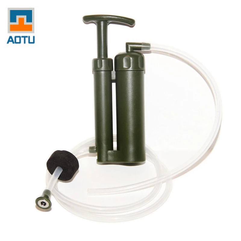 AOTU New High Quality Portable Plastic 0.1 Micro Soldier Water Filter Purifier Cleaner Outdoor Hiking Camping Survival Emergency
AOTU New High Quality Portable Plastic 0.1 Micro Soldier Water Filter Purifier Cleaner Outdoor Hiking Camping Survival Emergency