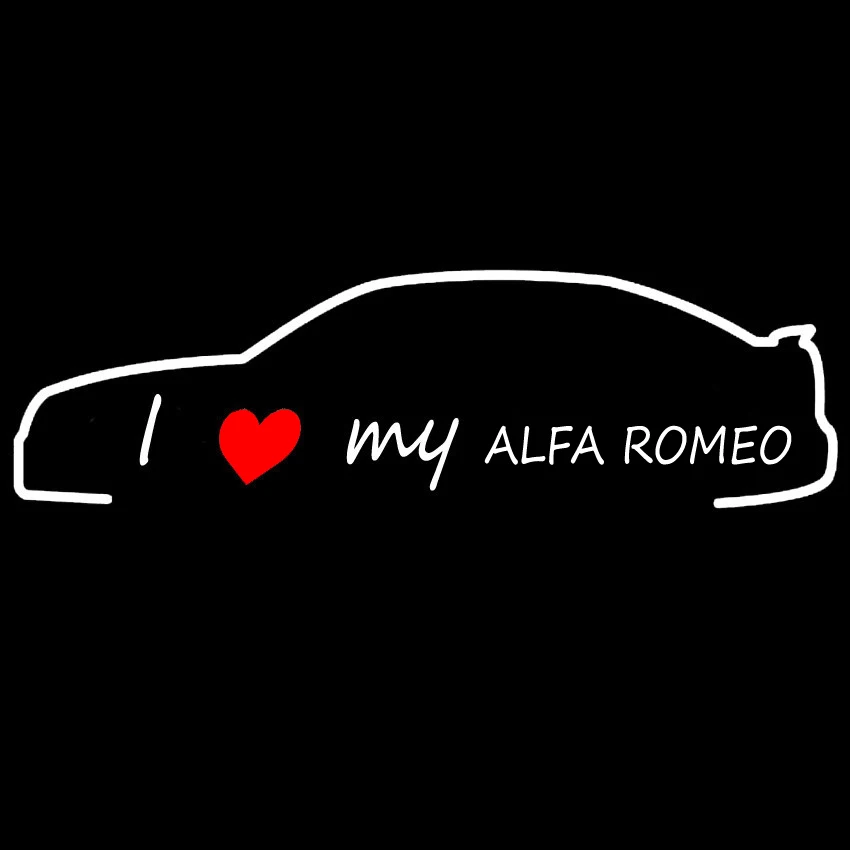 New I love my car Decal Funny Creative Sticker Styling Door Decoration For Alfa Romeo Mito 147 156 159 166 Giulietta Spider GT
New I love my car Decal Funny Creative Sticker Styling Door Decoration For Alfa Romeo Mito 147 156 159 166 Giulietta Spider GT