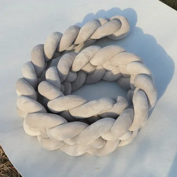 Long Knot Ball Pillow Cushion Baby Calm Sleep Stuffed Toys Crib Cushion Bed Bumper 2.2m 
Long Knot Ball Pillow Cushion Baby Calm Sleep Stuffed Toys Crib Cushion Bed Bumper 2.2m