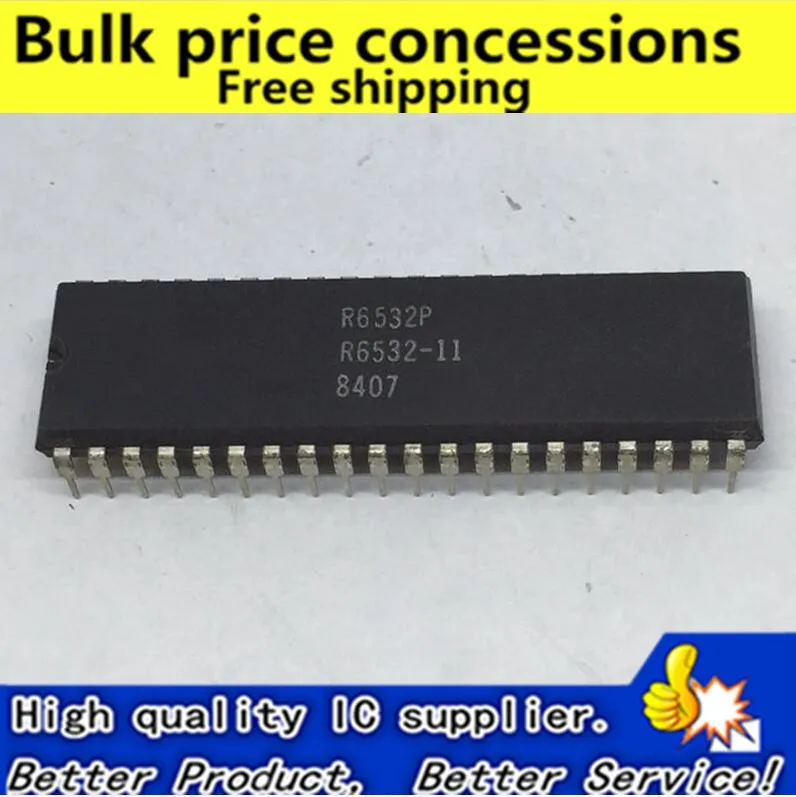 Бесплатная Доставка 10 шт./лот R6532P R6532 DIP-40 IC | Электроника