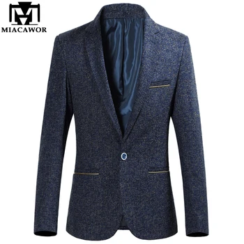 MIACAWOR New Fashion Men Suits & Blazers Casual Blazer Slim Fit Blazer Masculino Spring Suit Jacket Plus Size 5XL 6XL MJ455
MIACAWOR New Fashion Men Suits & Blazers Casual Blazer Slim Fit Blazer Masculino Spring Suit Jacket Plus Size 5XL 6XL MJ455