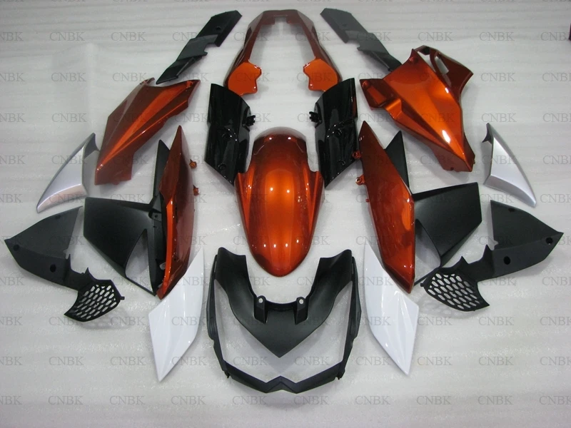 for Z 1000 2010 - 2013 STREET EDITION Fairing Kits Orange Black Abs Z-1000 12 13 Plastic Fairings Unpainted | Автомобили и
