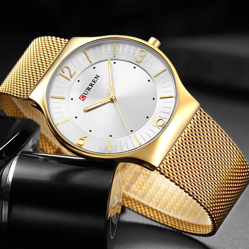 2018 New Curren Men Quartz Watch Top Brand Luxury Gold Stainless Steel Business Mens Watches Male Sport Clock Relogio Masculino
2018 New Curren Men Quartz Watch Top Brand Luxury Gold Stainless Steel Business Mens Watches Male Sport Clock Relogio Masculino
