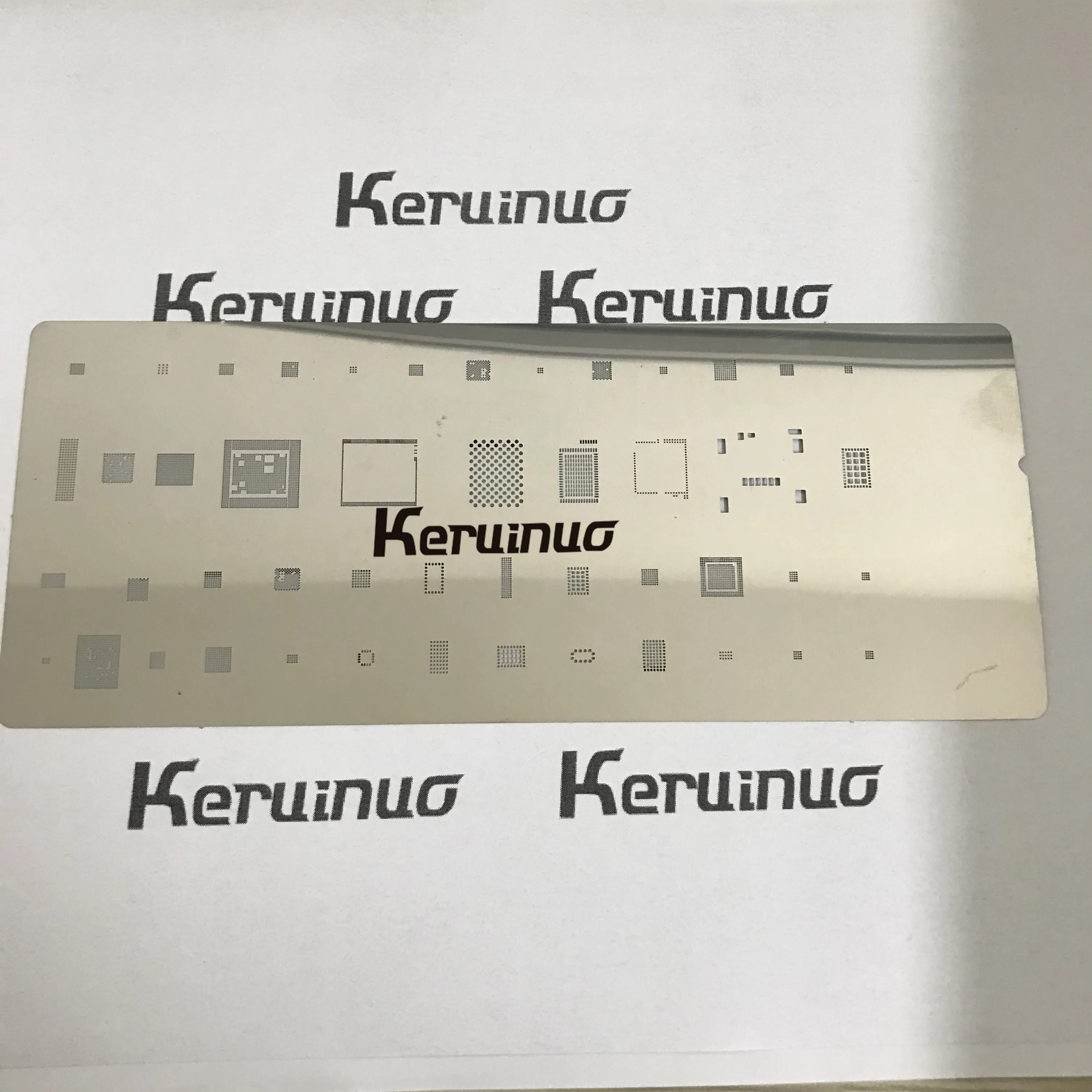 For iPhone x BGA Stencil Direct Heating baseband nand flash wifi audio reballing Template P3069 | Мобильные телефоны и