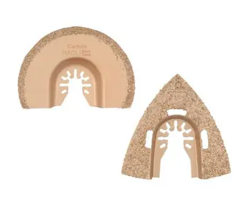 FREE SHIPPING 2 pcs carbide 78mm rasp,triangular &88mm segment Oscillating MultiTool saw blade fit for most brands of multi-tool
FREE SHIPPING 2 pcs carbide 78mm rasp,triangular &88mm segment Oscillating MultiTool saw blade fit for most brands of multi-tool