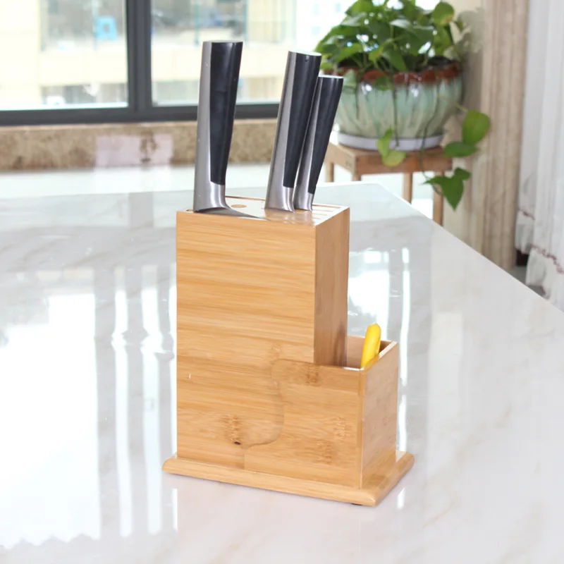 Multifunctional kitchen knife organizer accessory storage rack holder bamboo block home chef tools
Multifunctional kitchen knife organizer accessory storage rack holder bamboo block home chef tools
