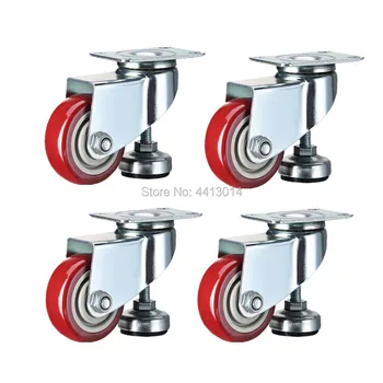 zhuomiao 4PC Medium duty 3" 100Kg Polyurethane Adjustable Wheels Castors Plate Swivel
zhuomiao 4PC Medium duty 3" 100Kg Polyurethane Adjustable Wheels Castors Plate Swivel