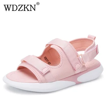 WDZKN 2019 Women Sandals Summer Shoes Lightweight Open Toe Women Flat gladiator Sandals Slippers Cute Black Pink Ladies Sandals
WDZKN 2019 Women Sandals Summer Shoes Lightweight Open Toe Women Flat gladiator Sandals Slippers Cute Black Pink Ladies Sandals