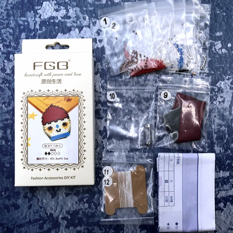 Empress New Fashion Boho Woman Kid Cute Boy Brooch DIY KIT Miyuki Beads Jewelry Funny Collar Badge Stainless Steel Pin For Gift
Empress New Fashion Boho Woman Kid Cute Boy Brooch DIY KIT Miyuki Beads Jewelry Funny Collar Badge Stainless Steel Pin For Gift