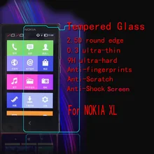 Para Nokia XL Dual SIM RM-1042 SRM-1030 FENGHEMEI Anti-explosión de la pantalla Protector de vidrio templado sin paquete de venta al por menor(China)