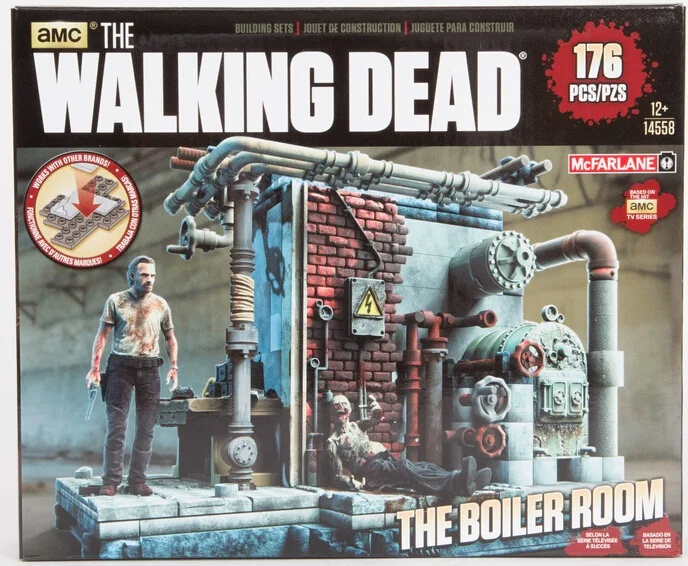 McFarlane Block Toys Walking Dead Rick Grimes Lathargic Zombie Boiler Room Sence for Fans DIY and Holiday Gift 176pcs
McFarlane Block Toys Walking Dead Rick Grimes Lathargic Zombie Boiler Room Sence for Fans DIY and Holiday Gift 176pcs