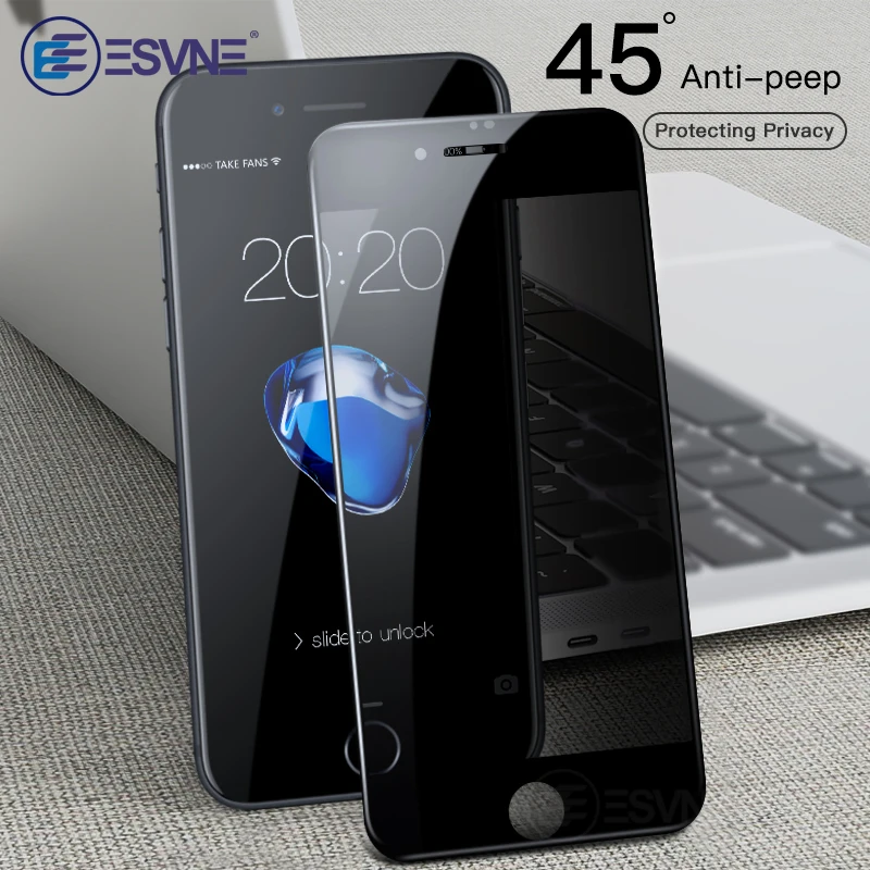 ESVNE Privacy Screen Protector For iphone 7 8 Xs Max XR X Anti-peeping Protective Tempered Glass For iphone 6 6S iphone 8 Glass
ESVNE Privacy Screen Protector For iphone 7 8 Xs Max XR X Anti-peeping Protective Tempered Glass For iphone 6 6S iphone 8 Glass