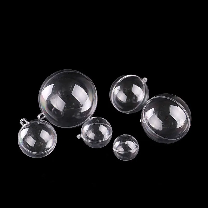 20Pcs/10Pairs Round Ball Transparent Open Plastic Clear Ornament Kids DIY Party Supplies Easter Tree Decoration Ornaments E
20Pcs/10Pairs Round Ball Transparent Open Plastic Clear Ornament Kids DIY Party Supplies Easter Tree Decoration Ornaments E