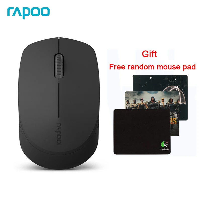 Rapoo M100 Optical Wireless Mouse Silent Bluetooth Mouse with Bluetooth 3.0/4.0 and 2.4G Mini Noiseless Mice for Macbook Laptop
Rapoo M100 Optical Wireless Mouse Silent Bluetooth Mouse with Bluetooth 3.0/4.0 and 2.4G Mini Noiseless Mice for Macbook Laptop