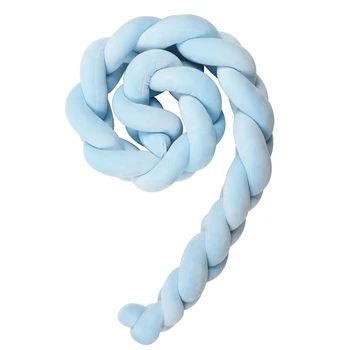 Baby Handmade Nodic Knot Newborn Bed Bumper Long Knotted Braid Pillow Baby Bed Bumper Knot Crib Infant Room Decor
Baby Handmade Nodic Knot Newborn Bed Bumper Long Knotted Braid Pillow Baby Bed Bumper Knot Crib Infant Room Decor