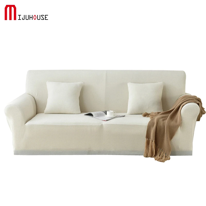 New Polar Fleece Sofa Cover Stretch Knit Fabric Fashion Stretchable Sofa Slipcovers Cushion Couch Protective Case White Color
New Polar Fleece Sofa Cover Stretch Knit Fabric Fashion Stretchable Sofa Slipcovers Cushion Couch Protective Case White Color
