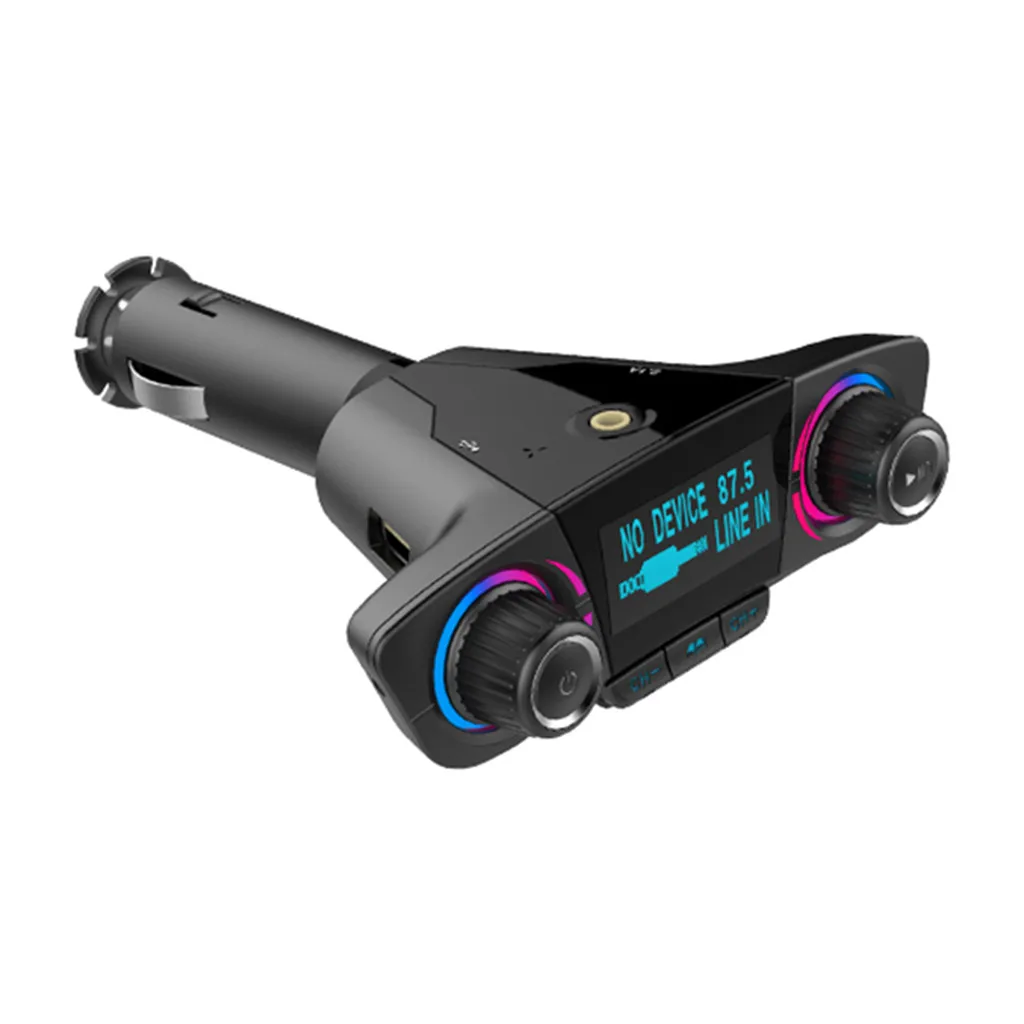 Wireless Bluetooth Handsfree Car Kit FM Transmitter Car Display Bluetooth MP3 Dual USB TF Card Input
Wireless Bluetooth Handsfree Car Kit FM Transmitter Car Display Bluetooth MP3 Dual USB TF Card Input