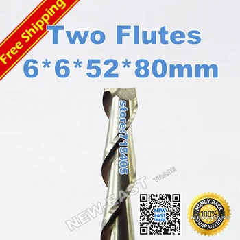 6*52*80 two flutes spiral carbide bits,cnc tools/ router bits /end milling/cnc cutter,for acrylic PVC PP PE ABS MDF
6*52*80 two flutes spiral carbide bits,cnc tools/ router bits /end milling/cnc cutter,for acrylic PVC PP PE ABS MDF