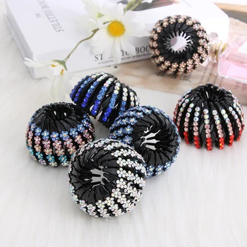 1PC NEW Rhinestone Expanding Bird Nest Hair Claw Crystal Bun Maker Curler Roller Hair Fold Wrap Women Girls Hair Accessories
1PC NEW Rhinestone Expanding Bird Nest Hair Claw Crystal Bun Maker Curler Roller Hair Fold Wrap Women Girls Hair Accessories