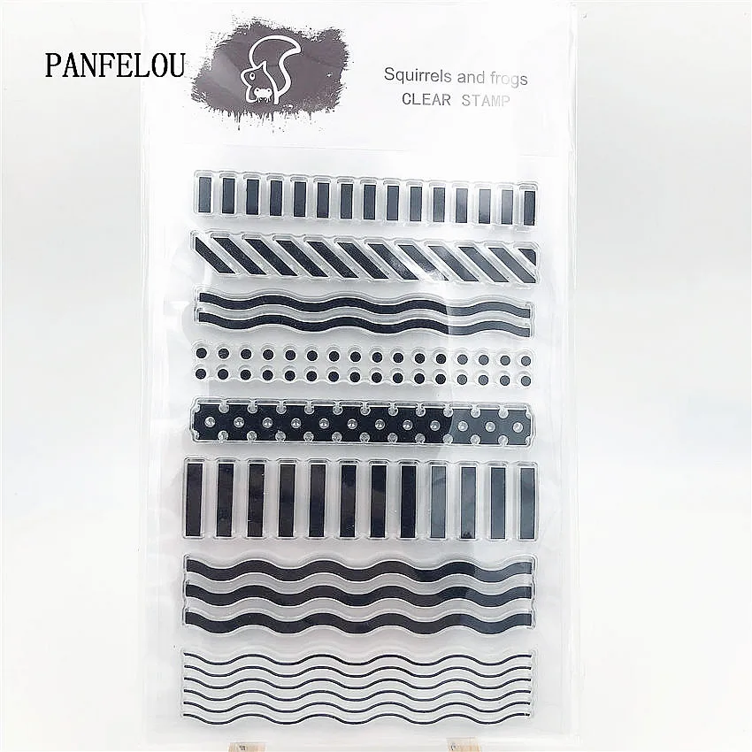 PANFELOU Border stripe Transparent Clear Silicone Stamp/Seal for DIY scrapbooking/photo album Decorative clear stamp sheets
PANFELOU Border stripe Transparent Clear Silicone Stamp/Seal for DIY scrapbooking/photo album Decorative clear stamp sheets