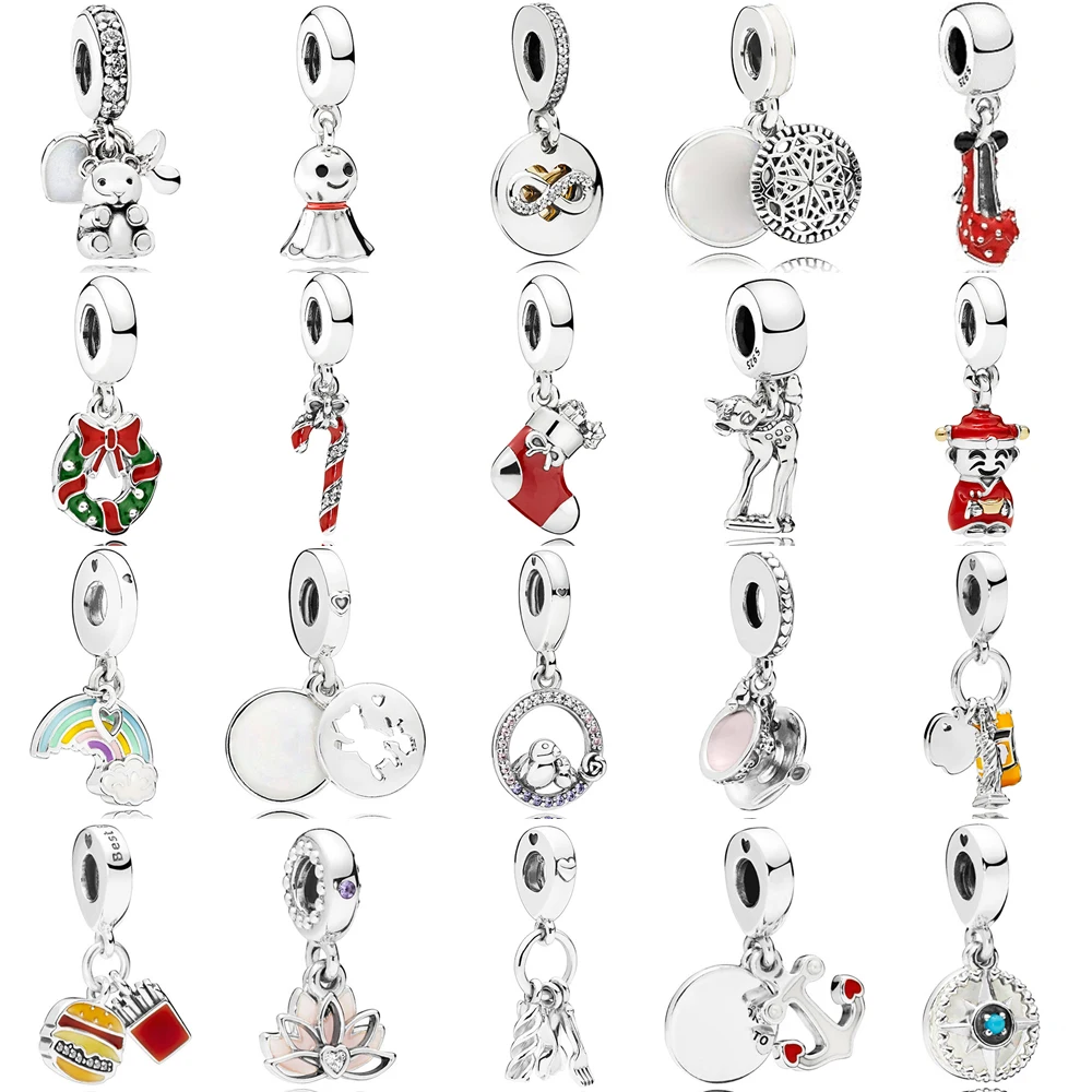 New Authentic 925 Sterling Silver Charm Pendant Fit Bracelet&Necklace for Women Children Christmas Day Jewelry Gift
New Authentic 925 Sterling Silver Charm Pendant Fit Bracelet&Necklace for Women Children Christmas Day Jewelry Gift
