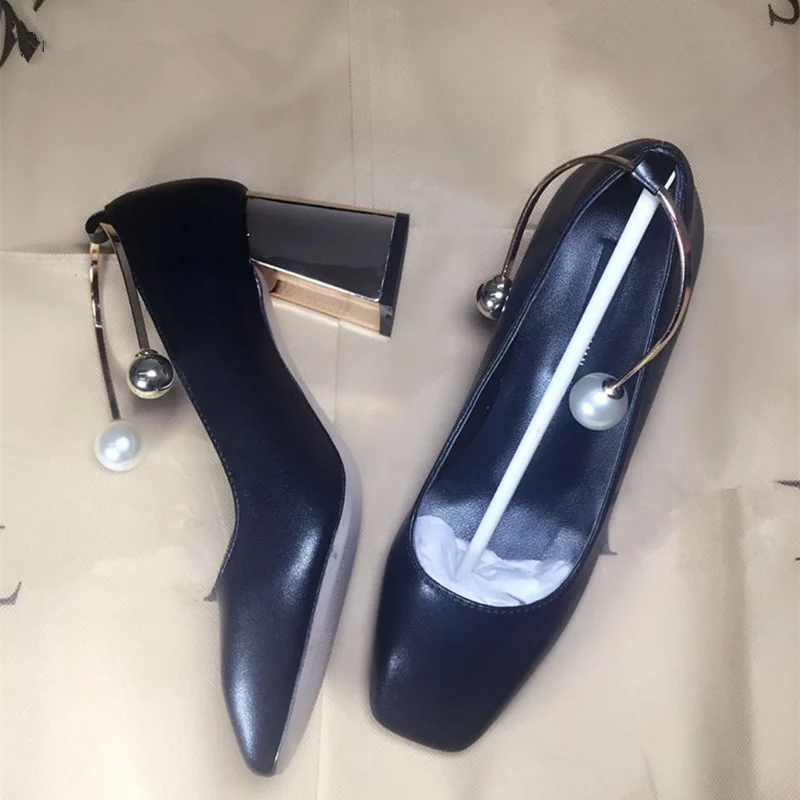Square Toe Woman Pumps High Heel Pearl Decor Women Shoes Slip On Brand Wedding Party Nightclub Women Shoe Chic Chaussures Femmes
Square Toe Woman Pumps High Heel Pearl Decor Women Shoes Slip On Brand Wedding Party Nightclub Women Shoe Chic Chaussures Femmes