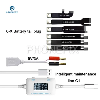 PHONEFIX JC C1 Intelligent Smart Repair Box with battery tail plug connector For Iphone 6 7 8 motherboard charging fault detect
PHONEFIX JC C1 Intelligent Smart Repair Box with battery tail plug connector For Iphone 6 7 8 motherboard charging fault detect