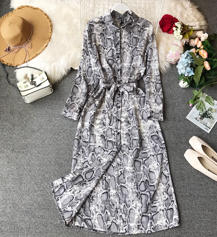 Spring 2019 New Long Sleeve Loose and Slim Casual Shirt Dress Women Single Breasted Long Vestidos G261
Spring 2019 New Long Sleeve Loose and Slim Casual Shirt Dress Women Single Breasted Long Vestidos G261