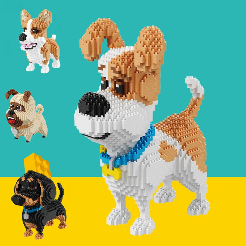 Cartoon Pet Dog Mini Building Blocks Husky Corgi Schnauzer Persian Cat Animal Model Compatible With Legoe Kid Friend Toys Gifts
Cartoon Pet Dog Mini Building Blocks Husky Corgi Schnauzer Persian Cat Animal Model Compatible With Legoe Kid Friend Toys Gifts
