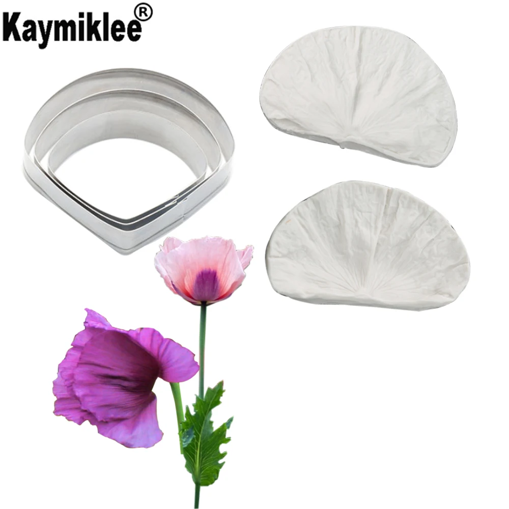 Large Poppy Fondant Mould Petals Veiner Silicone Mold Cake Decorating Fondant Impression Flower Mold Sugarcraft Cake Mold CS314
Large Poppy Fondant Mould Petals Veiner Silicone Mold Cake Decorating Fondant Impression Flower Mold Sugarcraft Cake Mold CS314