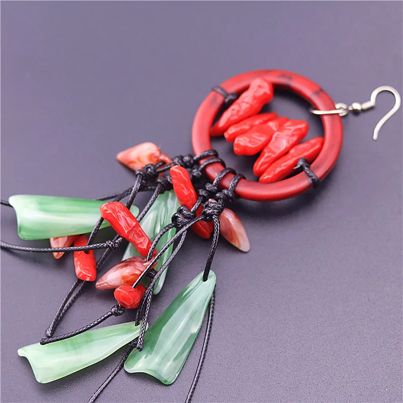 Ufavoirte Brand New Fashion Jewelry Exaggeration Handmade Ethnic Style Tassel Long Earrings Dangle Earrings For Women Gift 
Ufavoirte Brand New Fashion Jewelry Exaggeration Handmade Ethnic Style Tassel Long Earrings Dangle Earrings For Women Gift