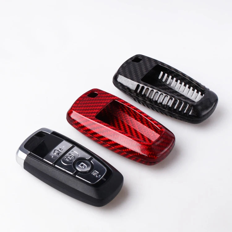 Car Accessories Car Styling Pure Carbon Fiber Car Key Case Cover Shell bag For Ford New Mondeo Edge Mustang 2018
Car Accessories Car Styling Pure Carbon Fiber Car Key Case Cover Shell bag For Ford New Mondeo Edge Mustang 2018