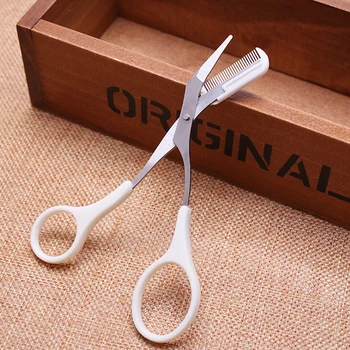 1Pc Lady Eyebrow Eyelash Trimmer Scissors Shears Cosmetic Grooming Hair Thinning Clips Comb Tool
1Pc Lady Eyebrow Eyelash Trimmer Scissors Shears Cosmetic Grooming Hair Thinning Clips Comb Tool