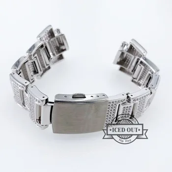micro pave lab diamond aaaaa cubic zirconia cz watch band for G shock DW6900
micro pave lab diamond aaaaa cubic zirconia cz watch band for G shock DW6900